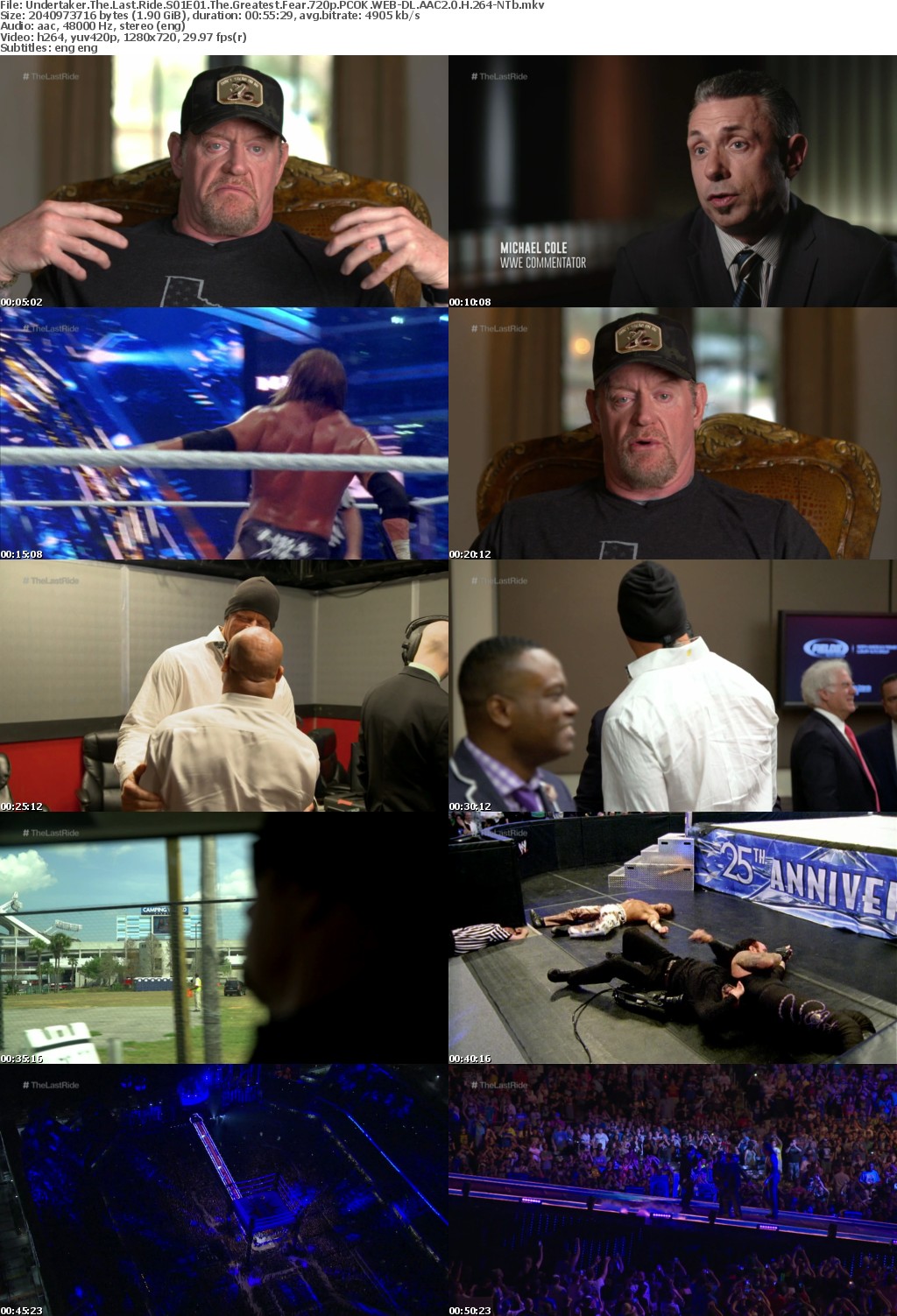 Undertaker The Last Ride S01E01 The Greatest Fear 720p PCOK WEB-DL AAC2 0 H 264-NTb