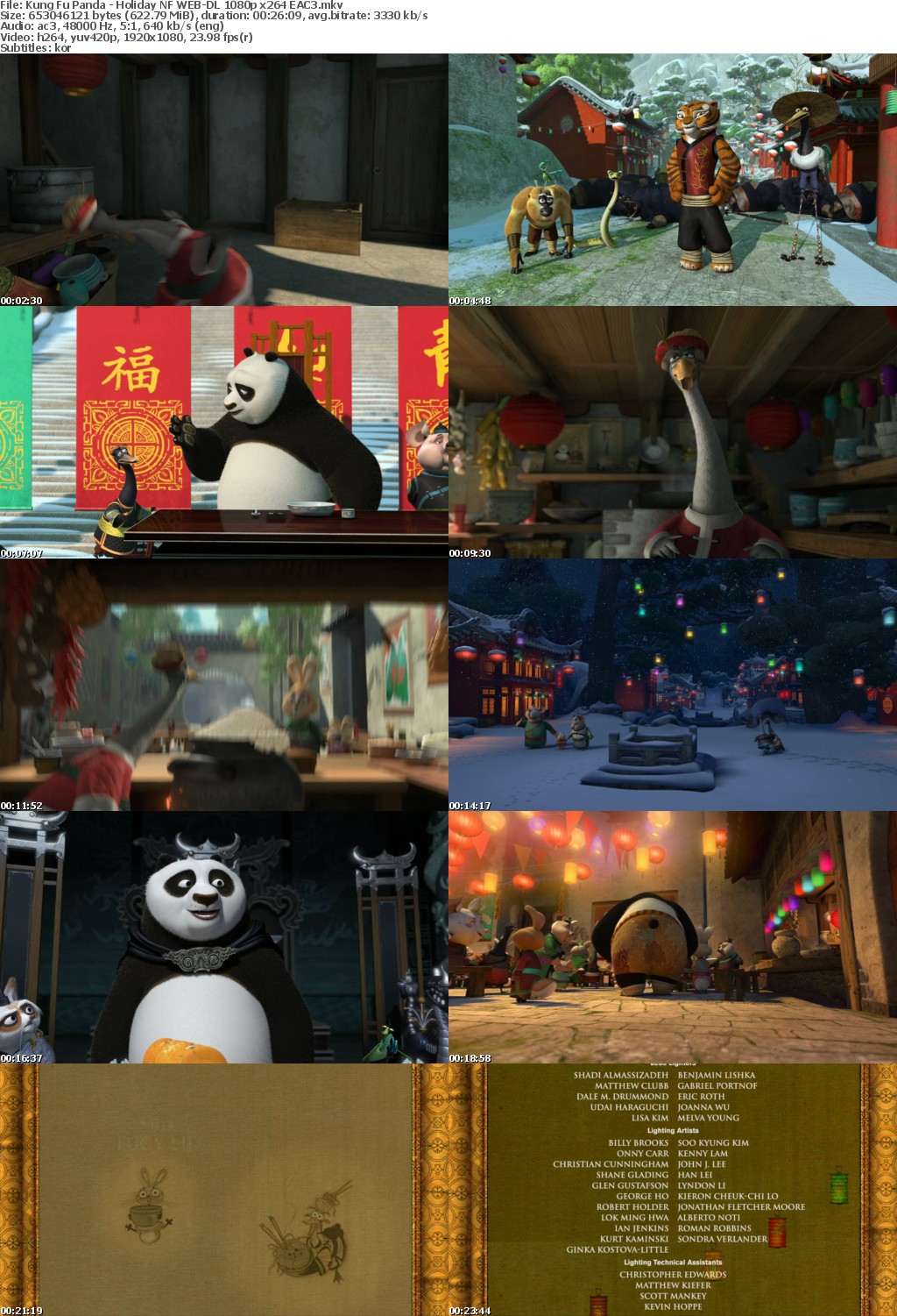 Kung Fu Panda - Holiday NF WEB-DL 1080p x264 EAC3 mkv