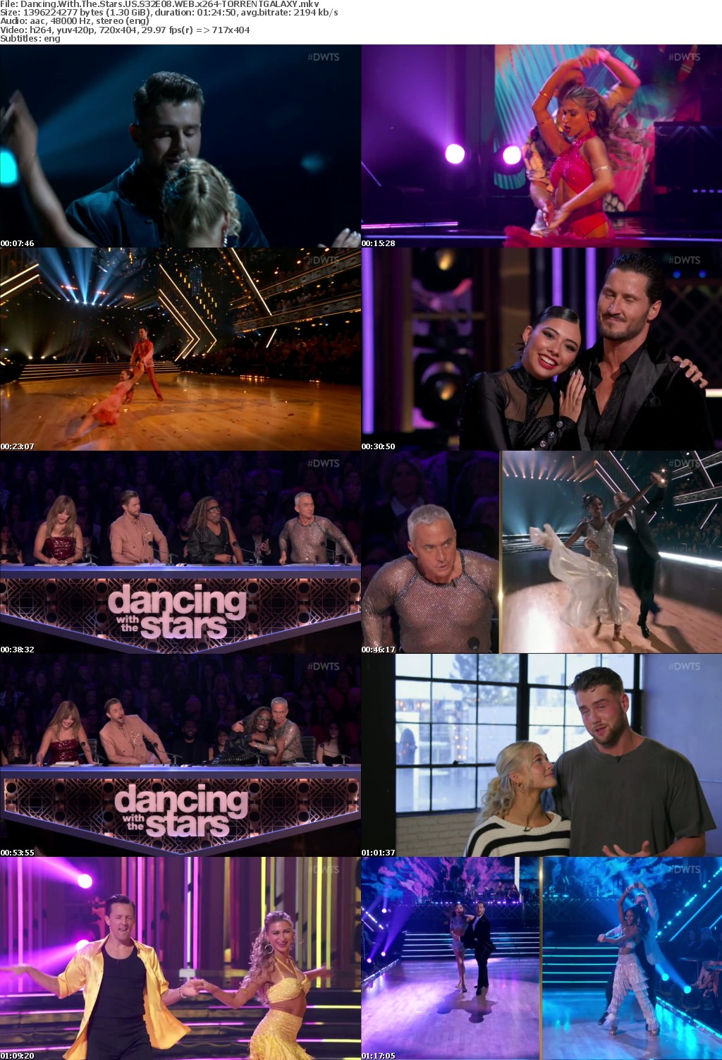 Dancing With The Stars US S32E08 WEB x264-GALAXY