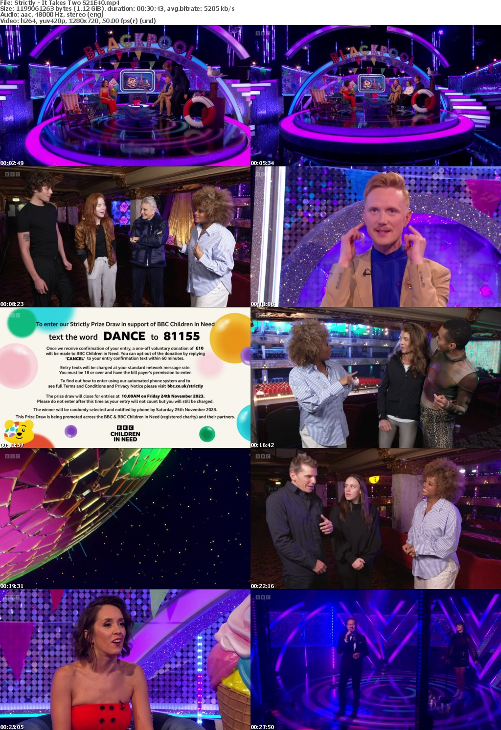 Strictly - It Takes Two S21E40 (1280x720p HD, 50fps, soft Eng subs)