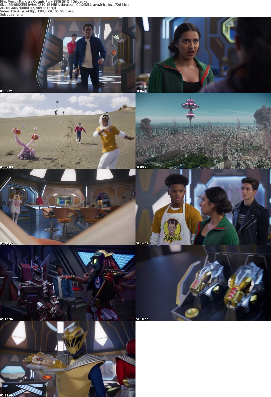 Power Rangers Cosmic Fury 2023 Season 30 Complete NF 720p x264 i c