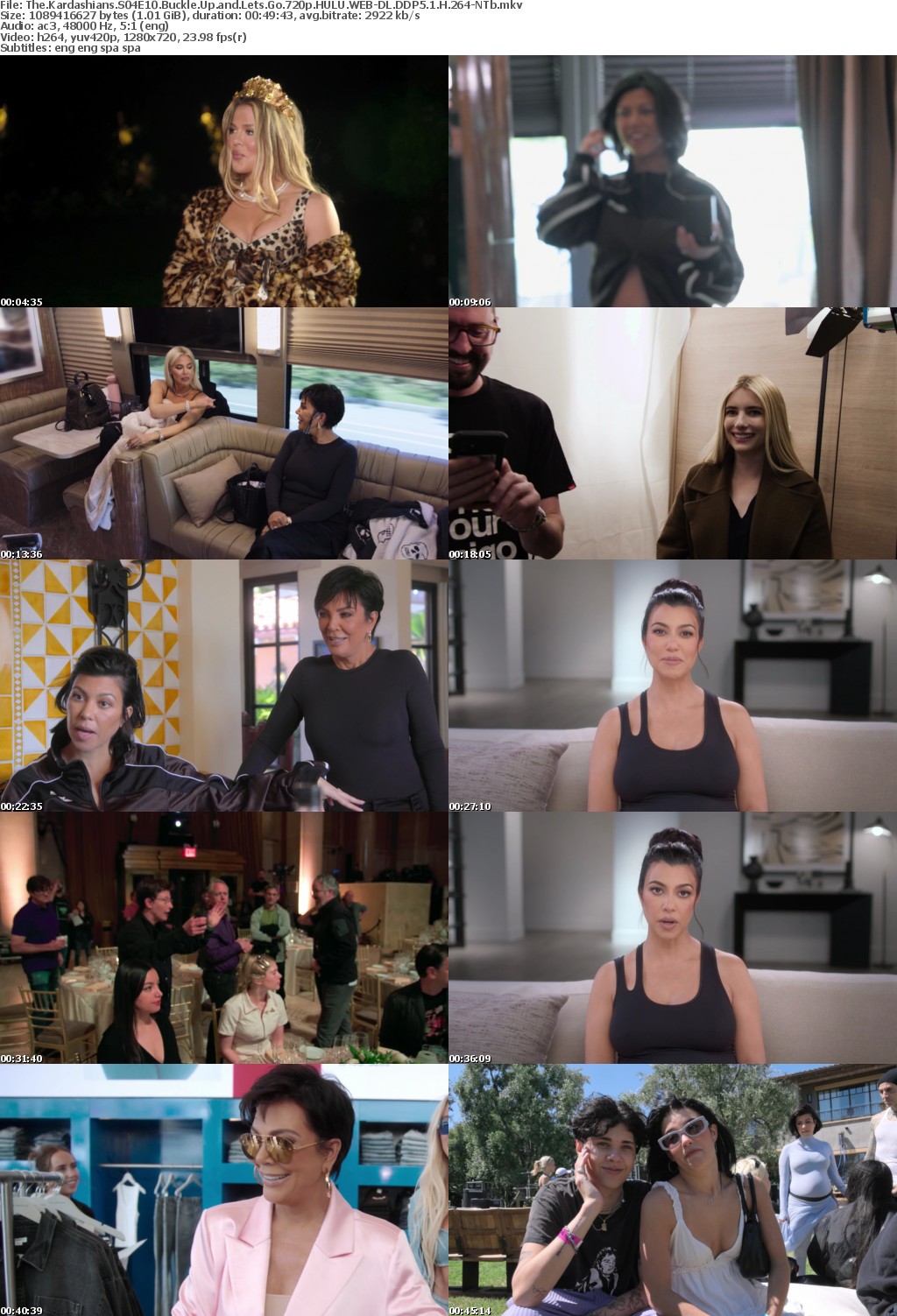The Kardashians S04E10 Buckle Up and Lets Go 720p HULU WEB-DL DDP5 1 H 264-NTb