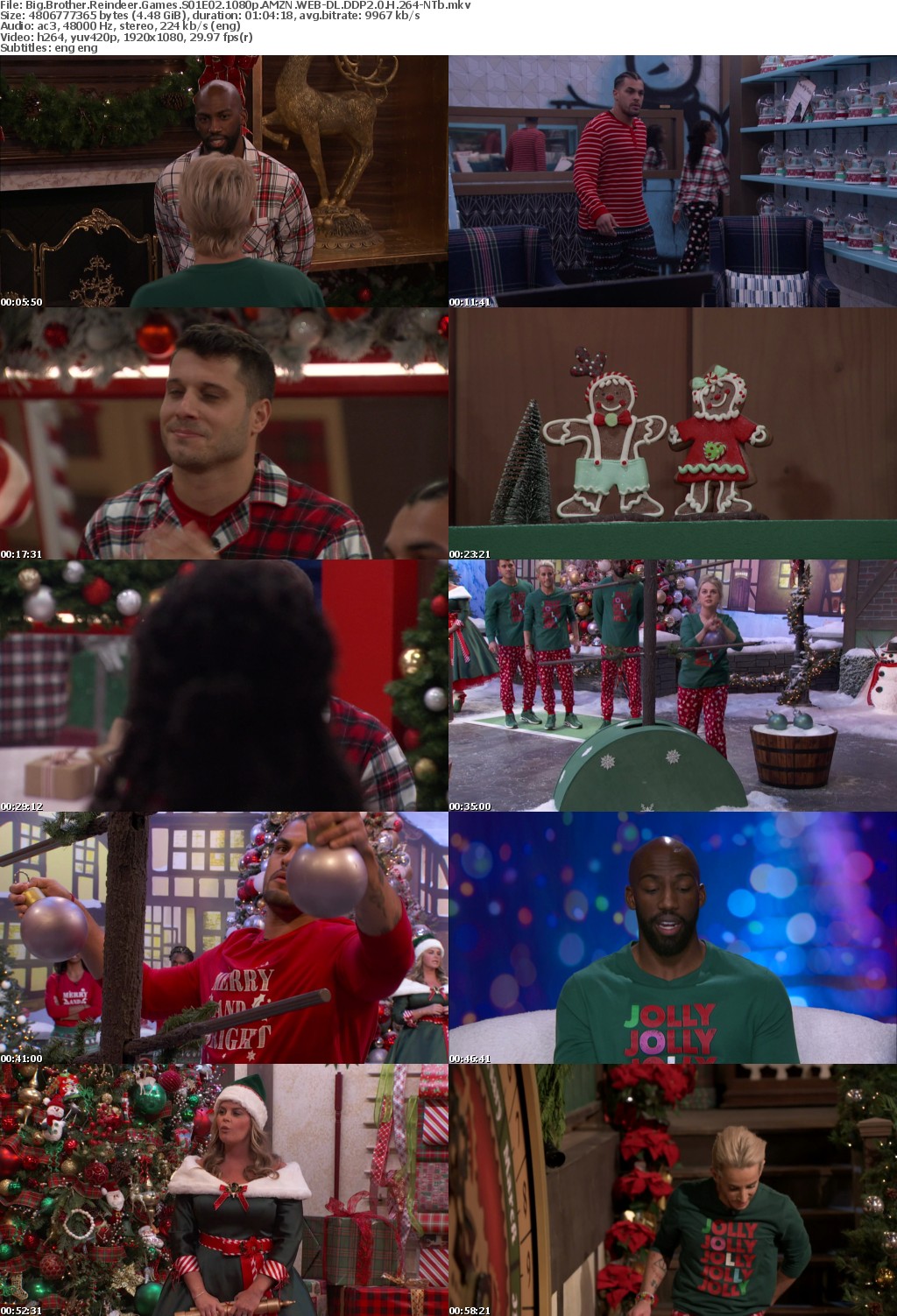 Big Brother Reindeer Games S01E02 1080p AMZN WEB-DL DDP2 0 H 264-NTb
