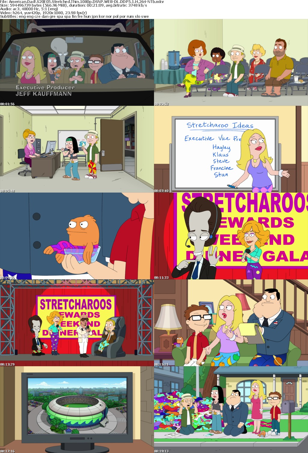 American Dad! S20E05 Stretched Thin 1080p DSNP WEB-DL DDP5 1 H 264-NTb