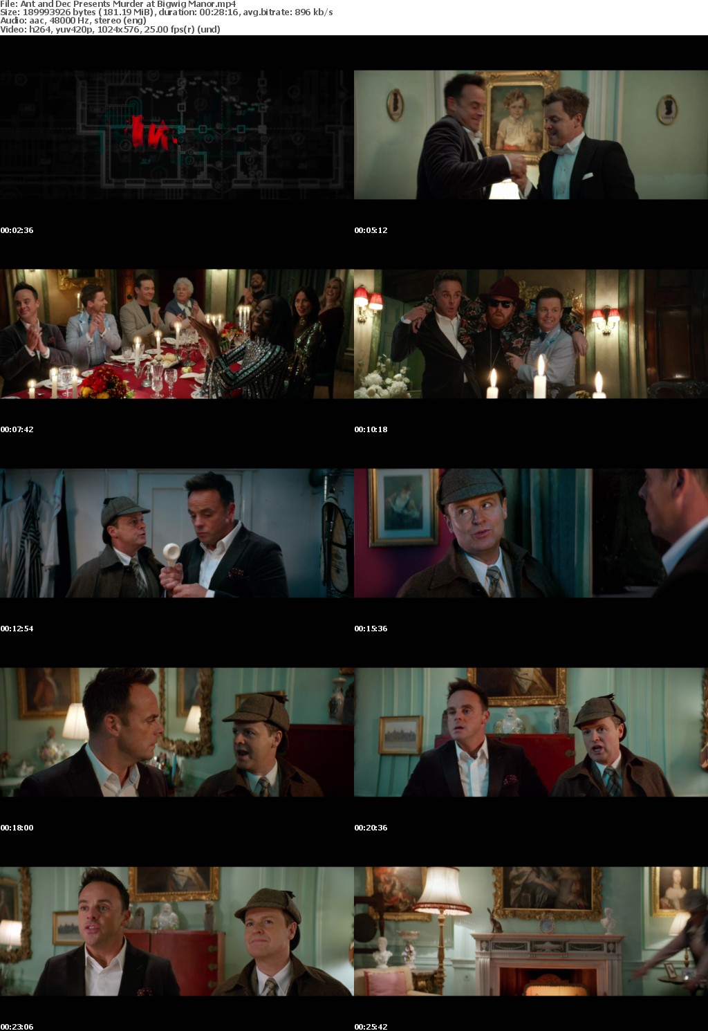 Ant and Dec Presents Murder at Bigwig Manor And Polter Guys 2023 576p WEB-DL H264