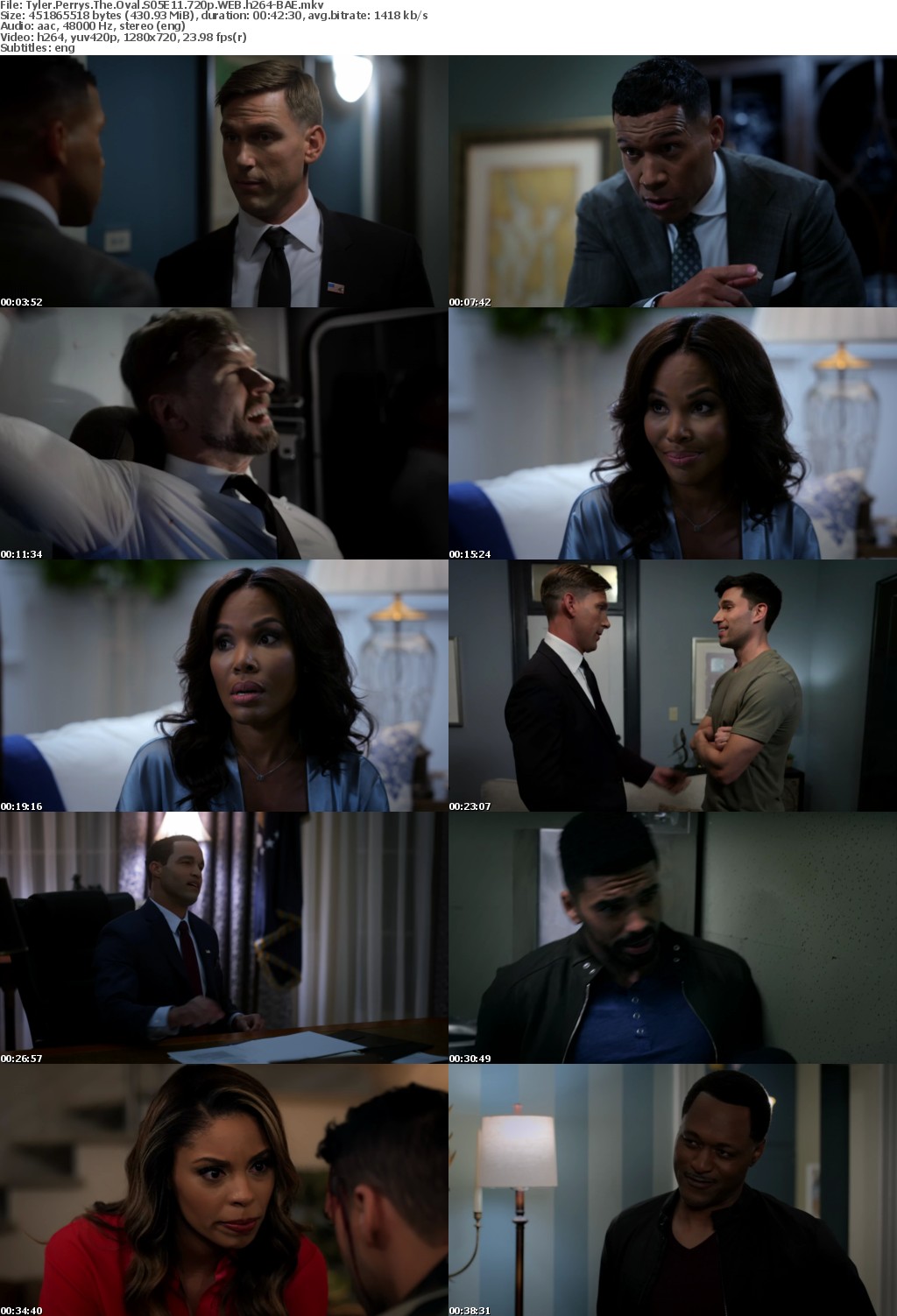 Tyler Perrys The Oval S05E11 720p WEB h264-BAE