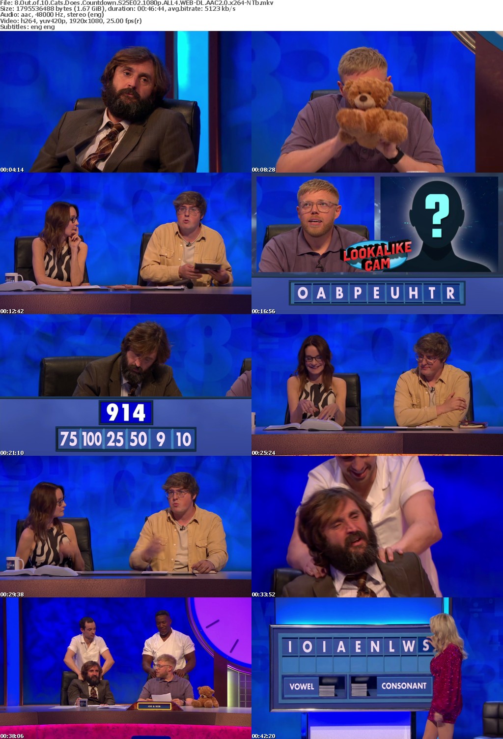 8 Out of 10 Cats Does Countdown S25E02 1080p ALL4 WEB-DL AAC2 0 x264-NTb