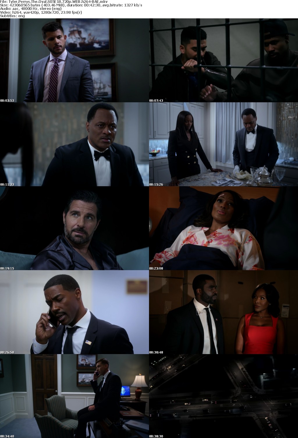 Tyler Perrys The Oval S05E18 720p WEB h264-BAE