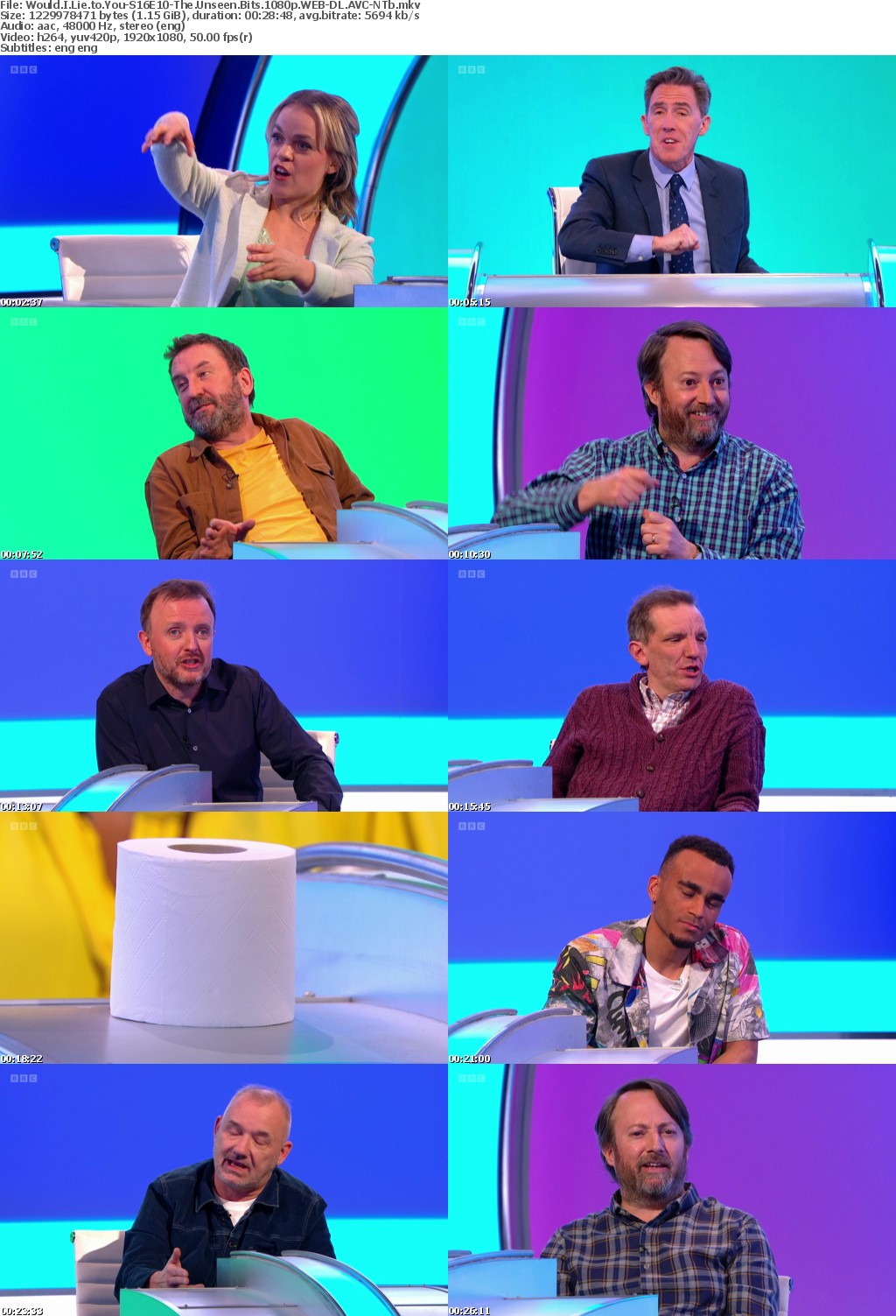 Would I Lie to You-S16E10-The Unseen Bits 1080p WEB-DL AVC-NTb