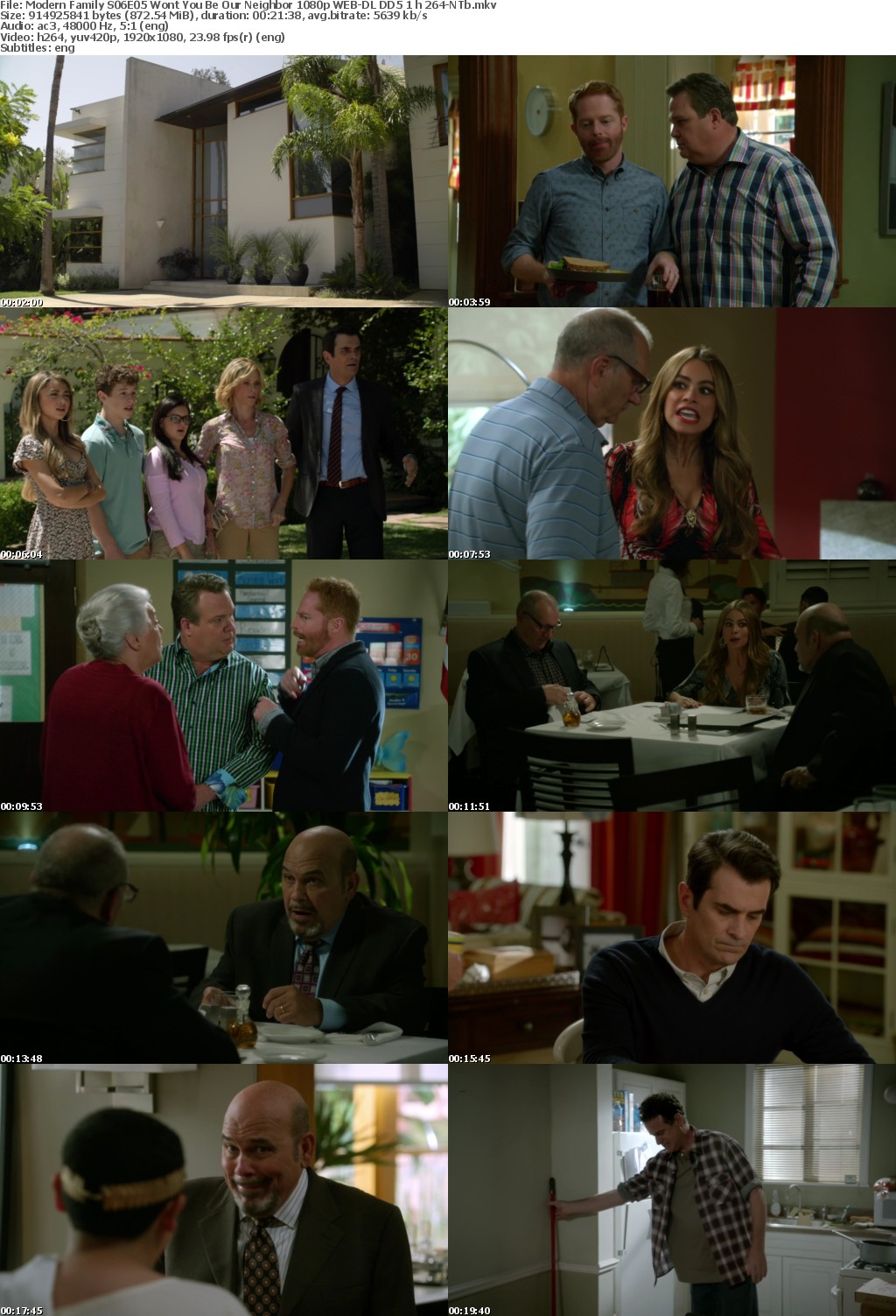 Modern Family S06E05 Wont You Be Our Neighbor 1080p WEB-DL DD5 1 h 264-NTb