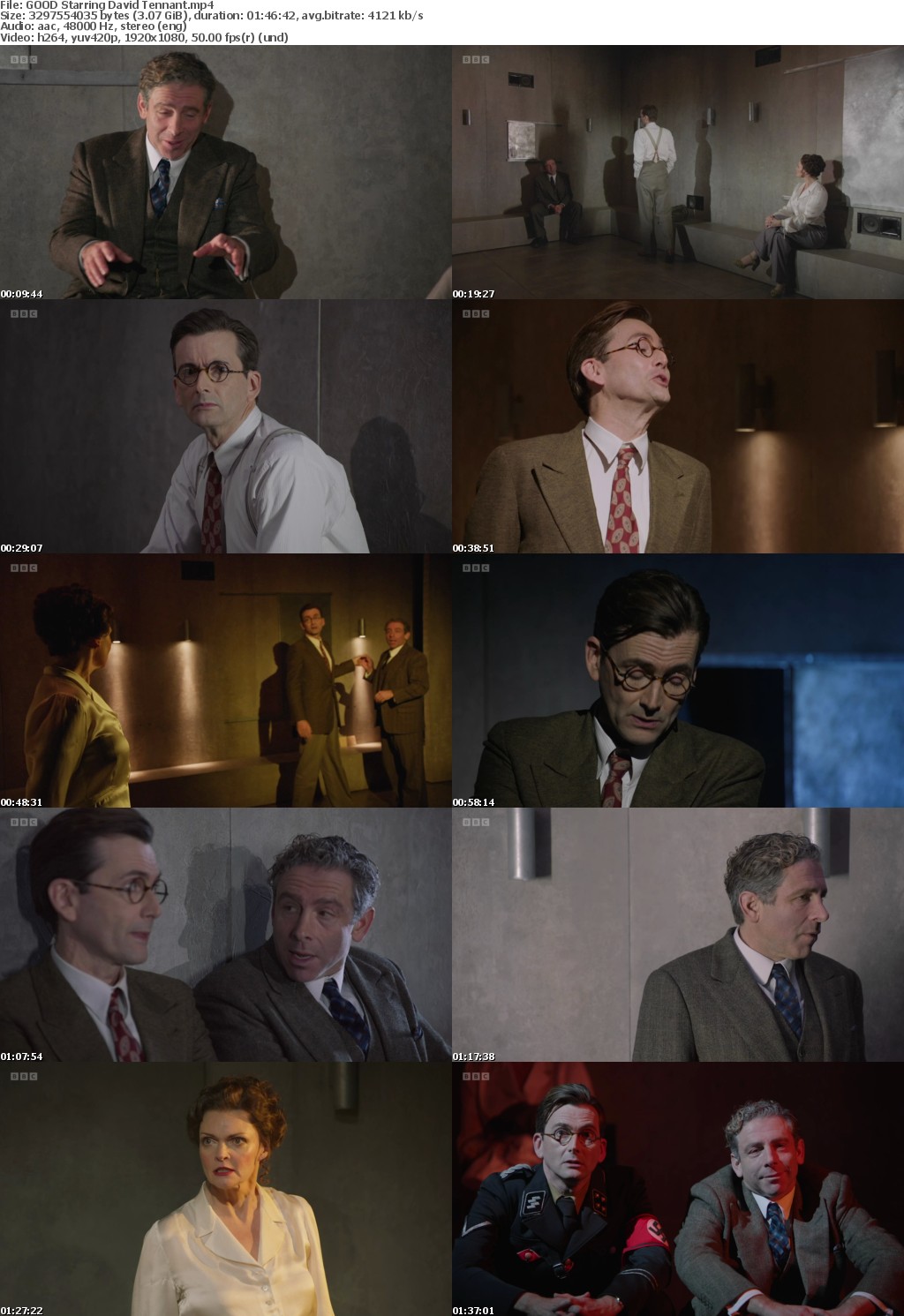 GOOD Starring David Tennant (1080p, soft English subtitles)